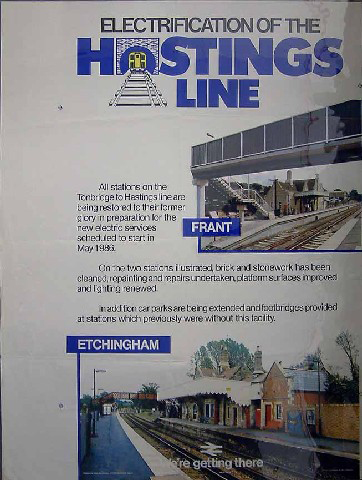 Electrification of the Hastings Line (poster)