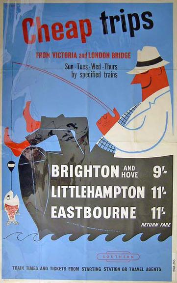 Cheap Trips from Victoria and London Bridge (poster)