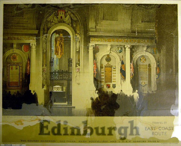 Edinburgh, The Scottish National War Memorial (poster)