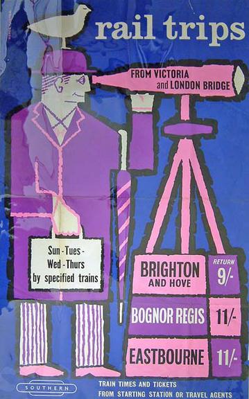 Rail trips from Victoria and London Bridge (poster)