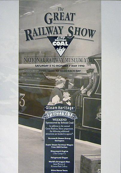 NRM poster. The Great Railway Show - Steam Heritage Festival | Science ...