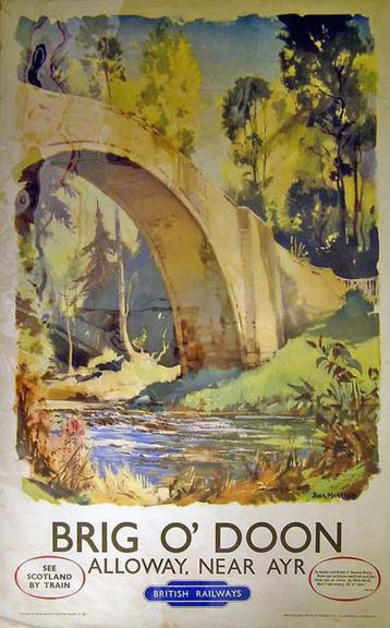 Brig O'Doon Alloway near Ayr (poster)