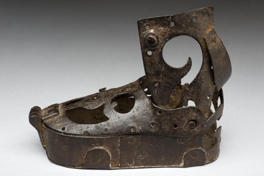 Child's ankle support, iron, Italian, 16th century