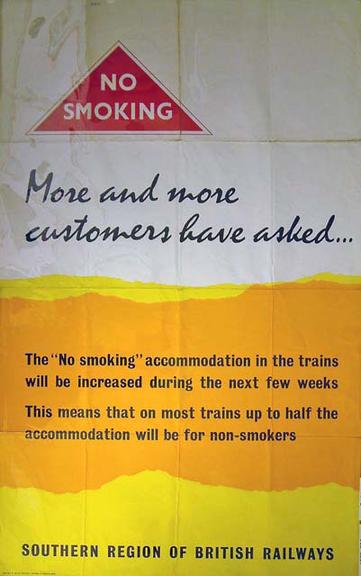 no smoking - more and more customers have asked