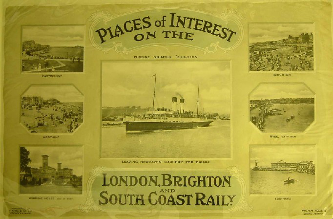 Places of interest on the London, Brighton and South Coast Railway.