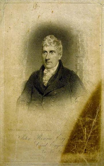 Portrait of John Rennie (print; engraving)