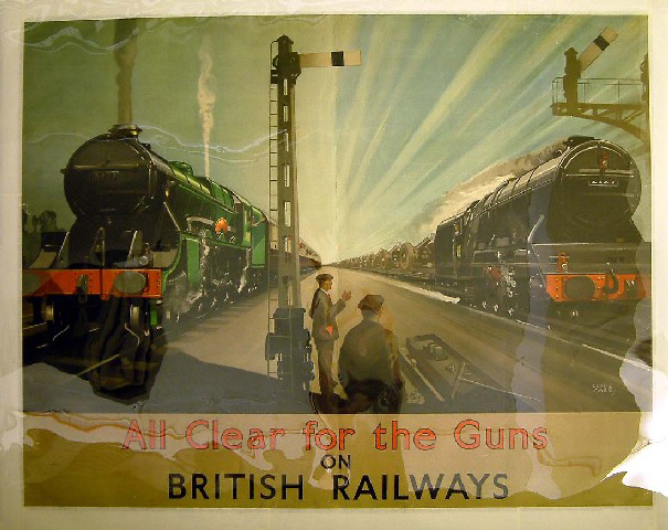 All Clear for the Guns on British Railways (poster)