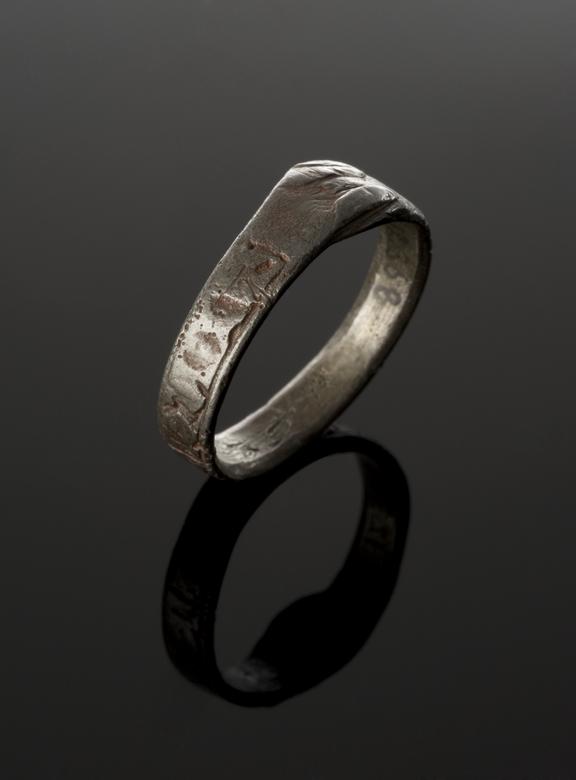 Metal cramp ring, used to ward off cramp and epilepsy