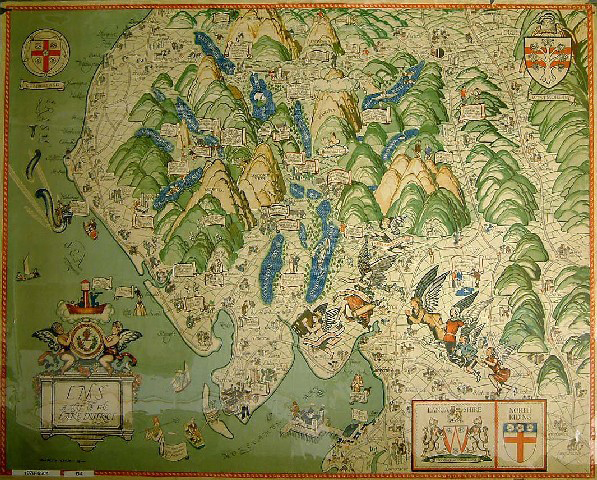 A Map of the Lake District (poster)