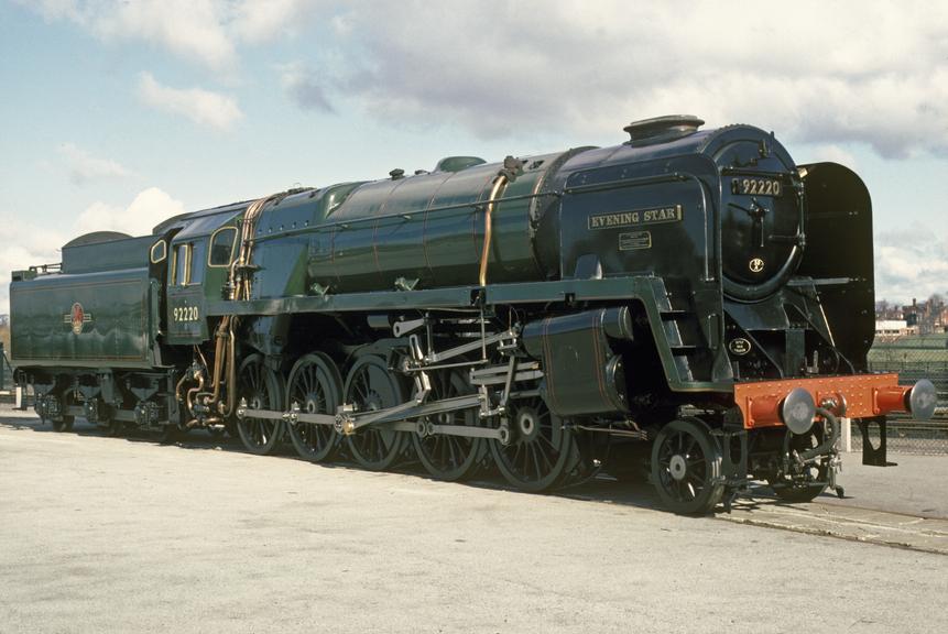 Steam locomotive, entitled Evening Star | Science Museum Group Collection