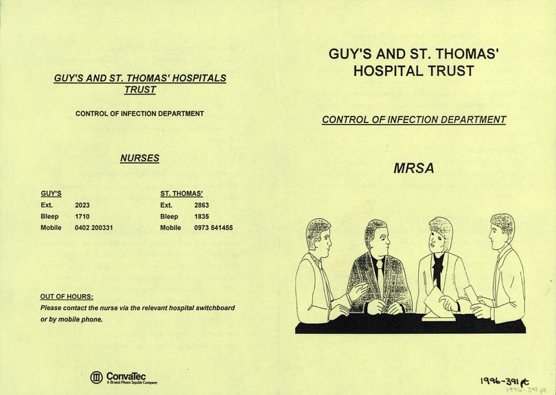 Notice on the control of infection, United Kingdom, 1990-1996