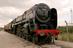 Steam locomotive, named Oliver Cromwell