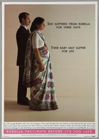 Poster (colour), 'Rubella