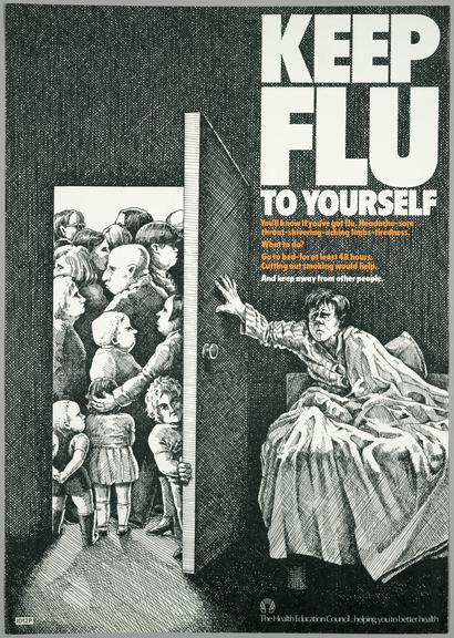 Poster, 'Keep flu to yourself'