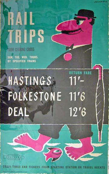 Rail trips from Charing Cross (poster)