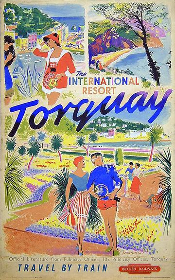 Torquay (painting; watercolour; poster artwork)