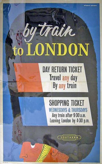 By train to London (poster)