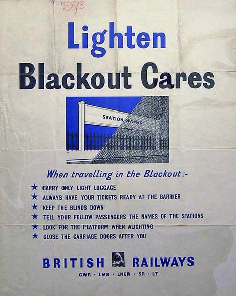 Lighten Blackout Cares (poster)