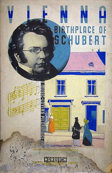 Vienna, Birthplace of Schubert (painting; watercolour; poster artwork)