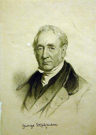 Portrait of George Stephenson