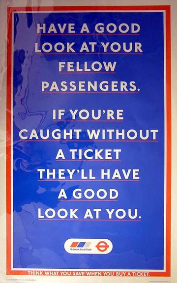 Have a good look at your fellow passengers