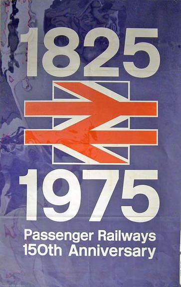 Poster, British Rail 1825-1975 - Passenger Railways 150th Anniversary (poster)