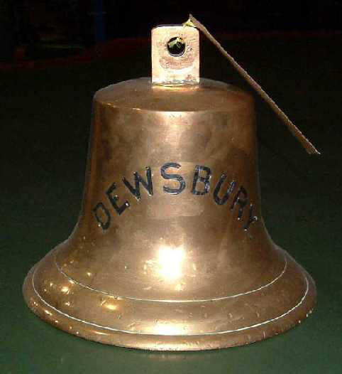 Great Central Railway ship's bell, SS Dewsbury