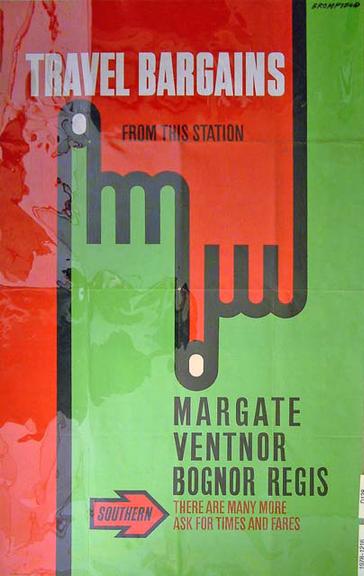 Travel bargains from this station (poster)