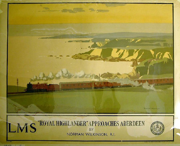 "Royal Highlander" Approaches Aberdeen (poster)