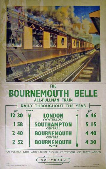 The Bournemouth Belle All Pullman train