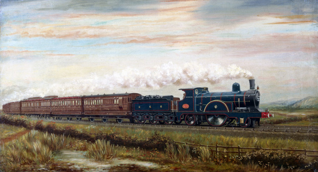 North Country Continental Passenger Train hauled by Holden Great Eastern Railway