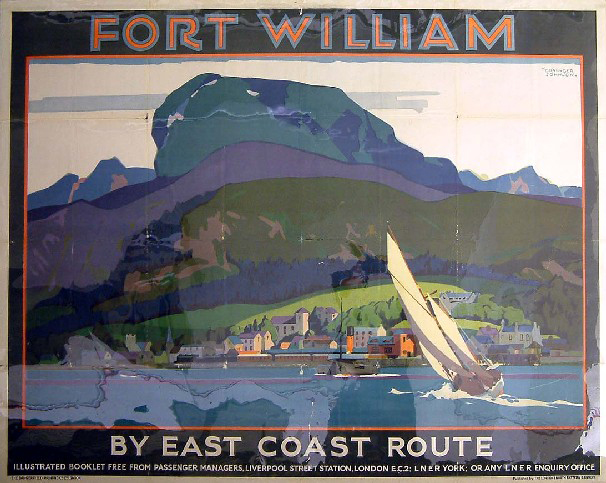 Fort William by East Coast Route (poster)