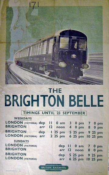 The Brighton Belle timings until 23 September