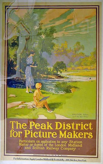 The Peak District for Picture Makers - Haddon Hall (poster)