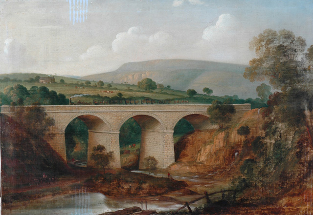 Ogden Viaduct (painting; oil painting)