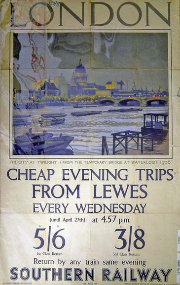 London - Cheap Evening Trips (poster)