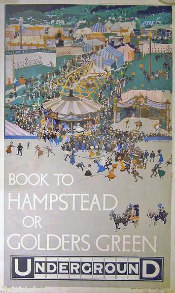 Book to Hampstead or Golders Green (poster)