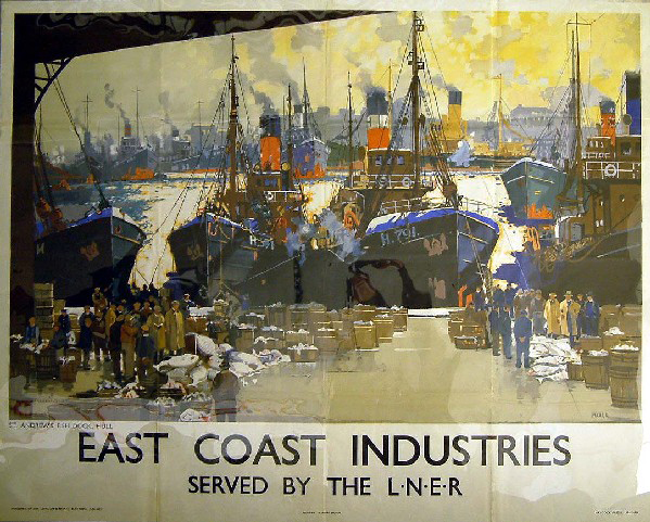 East Coast Industries - St Andrews Fish Dock (poster)