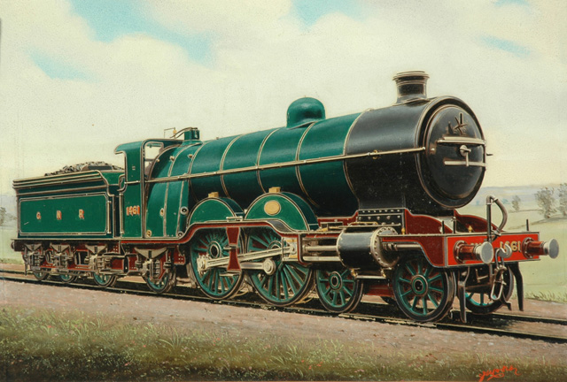 Great Northern Railway 4-4-2 locomotive No. 1461