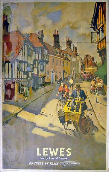 Lewes County town of Sussex (poster)