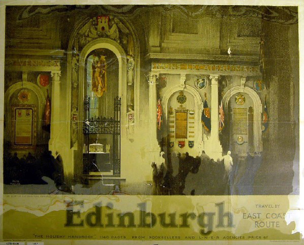 Edinburgh, The Scottish National War Memorial (poster)