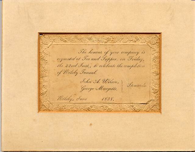 invitation to mrs shaw to tea and supper