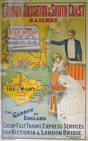 London Brighton & South Coast Railway poster the Garden of England (poster)