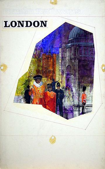 London (painting; watercolour; poster artwork)