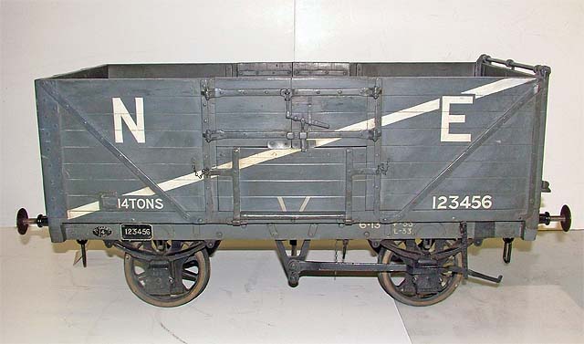 model north eastern coal wagon (model wagon)