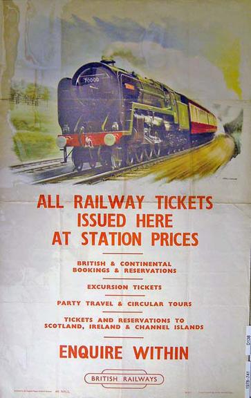 All Railway Tickets issued here at Station Prices