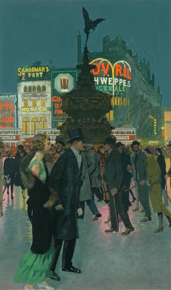 London, 1932 (painting; oil painting)