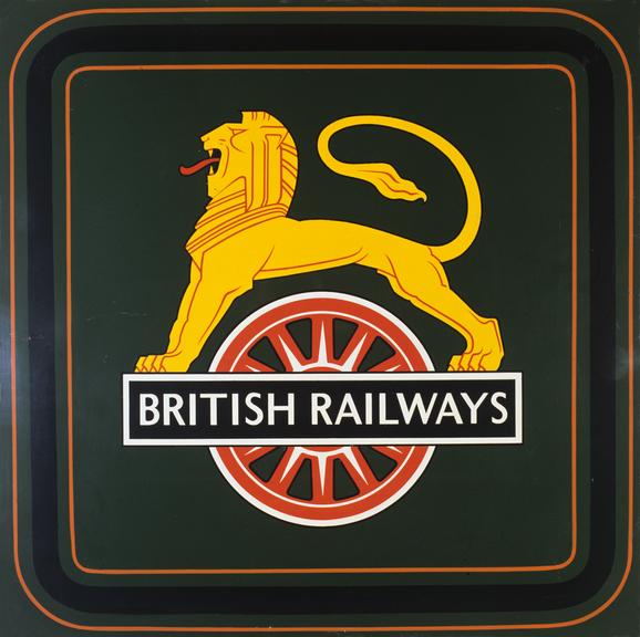 Panel with British Railways insignia