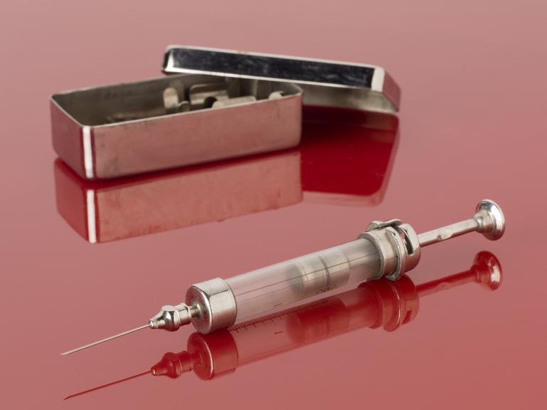 Stainless steel syringe and components