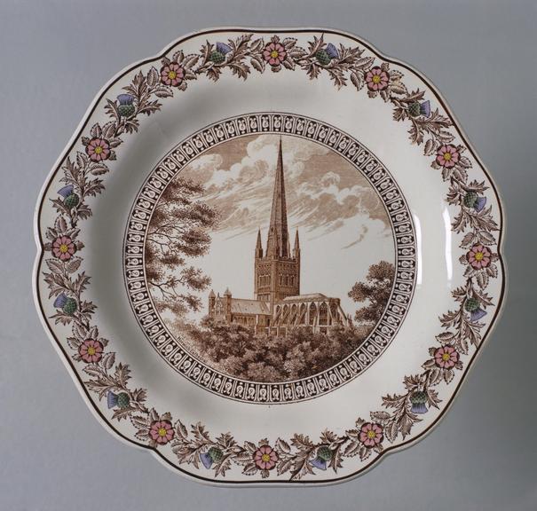 LNER Cathedral Series dessert plates, Catherine shape